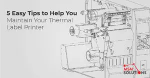 Maintain Thermal Printer