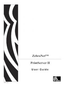 ZebraNet PrintServer II User Guide | MSM Solutions Resources