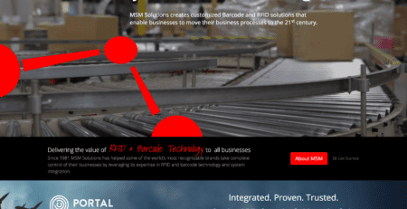 New RFID and Barcode Website | MSM Solutions