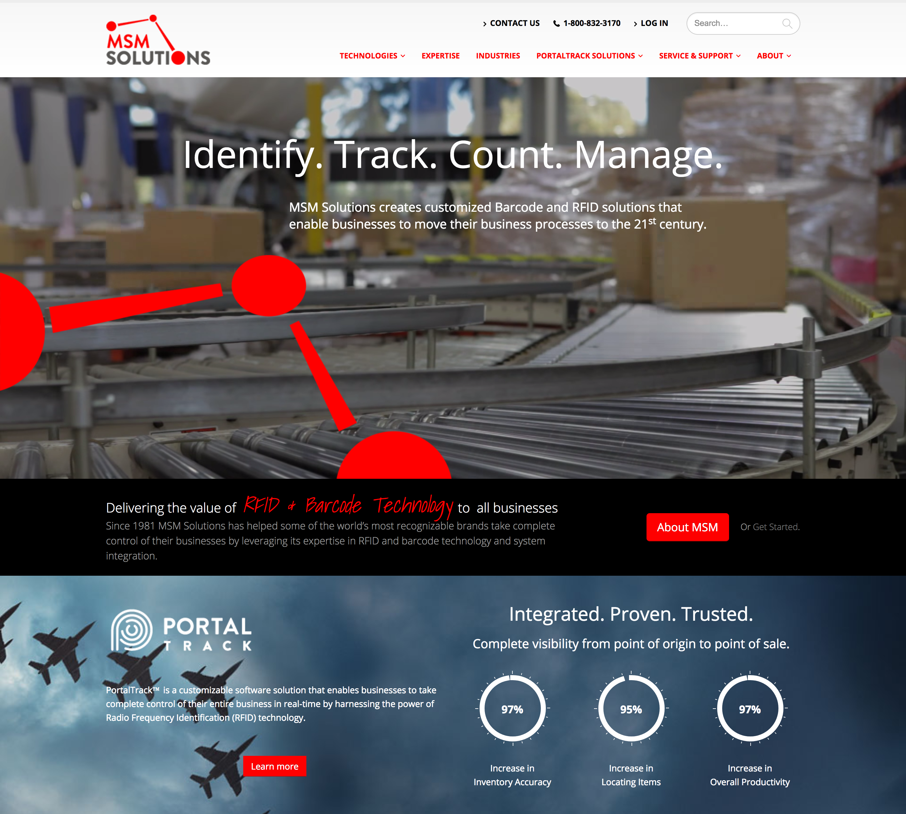 MSM Solutions Unveils New RFID and Barcode Website