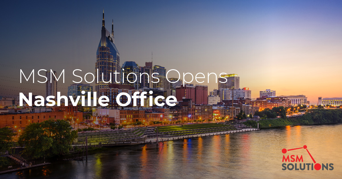 MSM Solutions Opens Nashville Office to Support Customers for RFID and Barcode Solutions