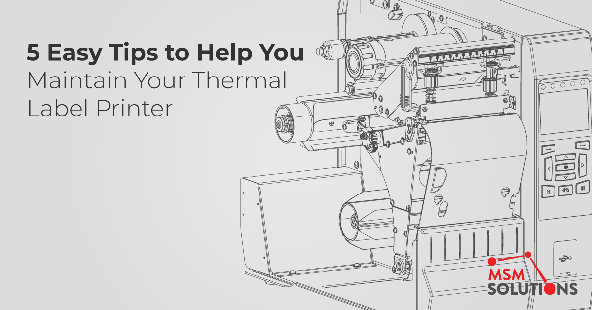 5 Easy Tips to Help You Maintain Your Thermal Label Printer
